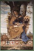 Philipp veit Fresco in the Stadelschen Institute, right side, scene, allegorical figure of Germania Spain oil painting artist
